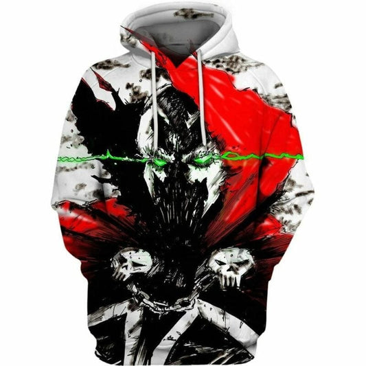 Green Eyes Of Spawn Over Print 3d Hoodie Zip Hoodie Moonbestprint