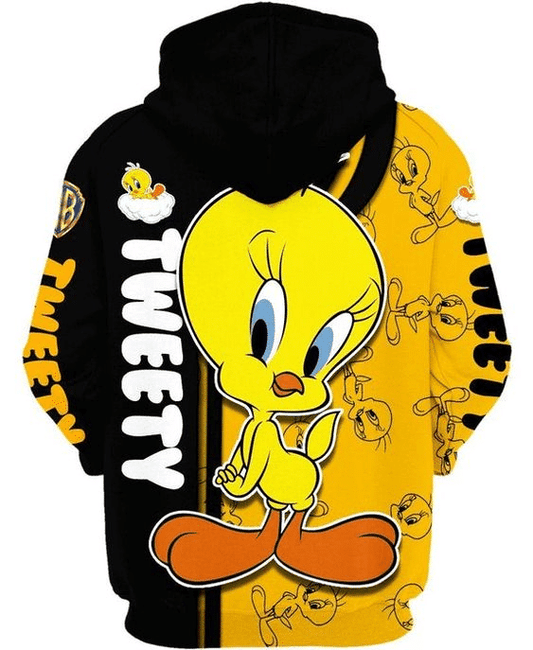 Lovely Tweety Looney Tunes Flims 40 Fan Gift Stylist Unisex Cartoon Graphic Outfits Aop Hoodie 35 Moonbestprint