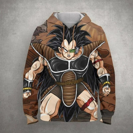 Raditz Cartoon Dragon Ball Anime Manga 36 Over Print 3d Hoodie Zip Hoodie Moonbestprint