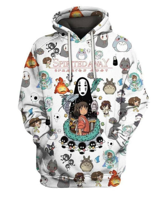 Spirited Away Shirt Fan Gift 79, Stylist Unisex 3d Hoodie Zip Hoodie 1892 Moonbestprint