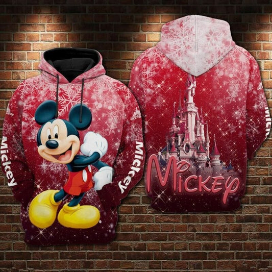 Mickey Mouse Disneyland Over Print 3d Hoodie Zip Hoodie Moonbestprint