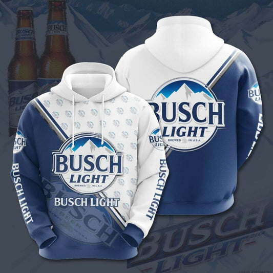 Busch Light Custom Hoodie 3d Zip Hoodie Moonbestprint