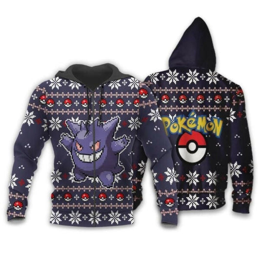 Eevee Anime Pokemon Manga Ugly Christmas Sweater 1k863 Fan Gift Stylist Unisex Cartoon Graphic Outfits Aop 3d Hoodie Zip Hoodie 1170 Moonbestprint