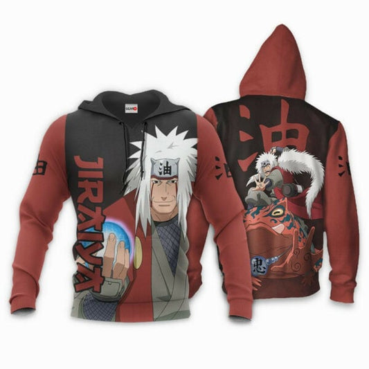 Jiraiya Naruto Anime 3k422 Fan Gift Stylist Unisex Cartoon 3d Hoodie Zip Hoodie 479 Moonbestprint