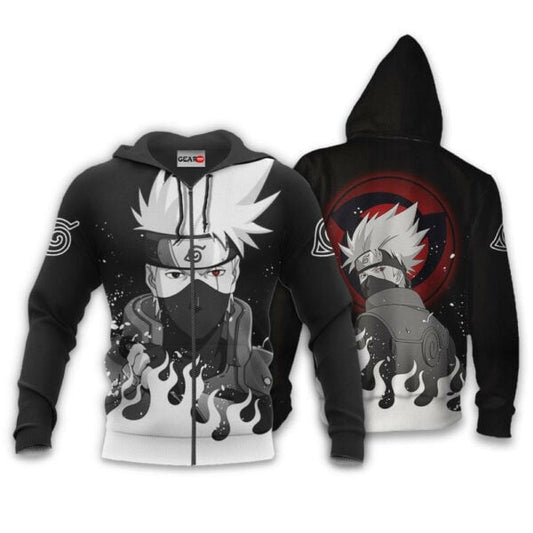 Kakashi Hatake Naruto Anime 1k400 Fan Gift Stylist Unisex Cartoon Graphic Outfits Aop 3d Hoodie, Zip Hoodie 1008 Moonbestprint