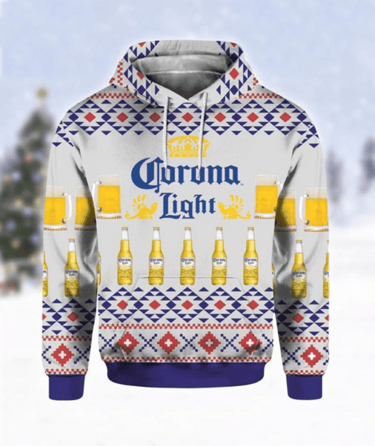 Corona Light Beer Fan Gift, Corona Light Beer Aop Hoodie 811 Moonbestprint