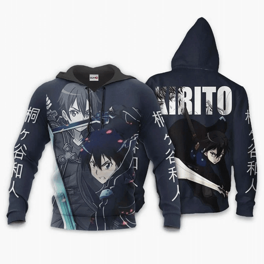 Kirito Anime Manga Sword Art Online For Men And Women 3d Hoodie Zip Hoodie Moonbestprint