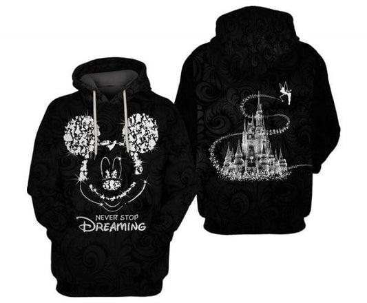 Mickey Mouse Comics Disney Cartoon Bling 2k744 Lover Gift ,mickey Disney All Over Print 3d Hoodie 2432 Moonbestprint