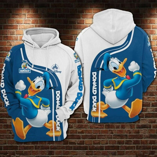 Donald Duck Movies Disney 1 Over Print 3d Hoodie Zip Hoodie Moonbestprint