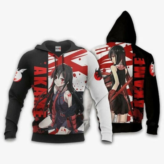 Akame Ga Kill Akame Anime Manga Aop Hoodie, Zip Hoodie, Fleece Jacket 635 Moonbestprint