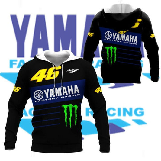 Yamaha Factory Racing Shirt Fan Gift 421, Stylist Unisex 3d Hoodie Zip Hoodie 2010 Moonbestprint