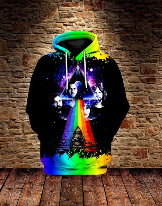 Pinkfloyd Band Art Gift For Fan Custom 3d Hoodie All Over Printed Zip Hoodie Moonbestprint