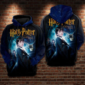 Harry Potter And The Deathly Hallows Part 1 Over Print 3d Hoodie Zip Hoodie Moonbestprint