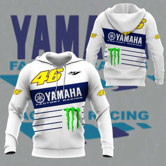 Yamaha Factory Racing Shirt Fan Gift 422, Stylist Unisex 3d Hoodie Zip Hoodie 2052 Moonbestprint