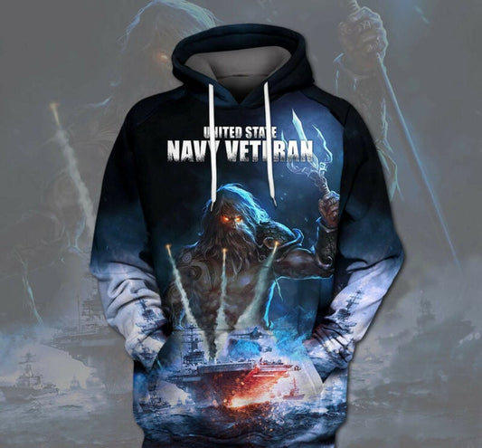 Veteran Hoodie Navy Veteran 3d Hoodie Zip Hoodie Moonbestprint