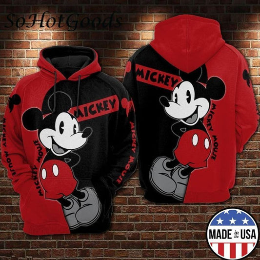 Mickey Disney Full Over Printing 3d Hoodie 639 Moonbestprint