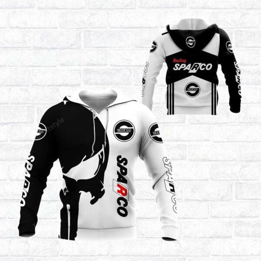 Sparco Racing Shirt Fan Gift 741, Stylist Unisex 3d Hoodie Zip Hoodie 2837 Moonbestprint