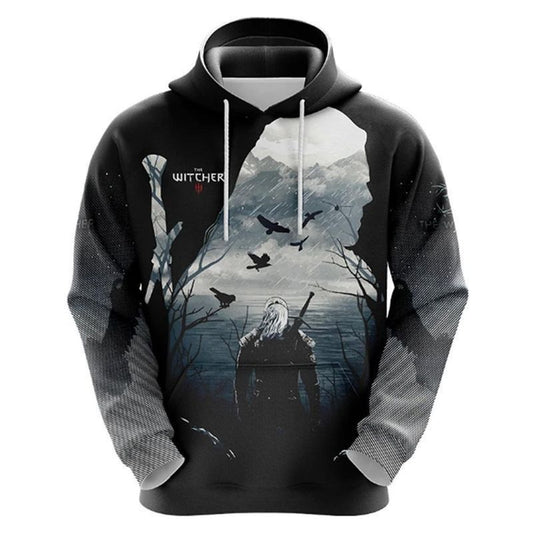 Game The Witcher 3 Wild Hunt Over Print 3d Hoodie Zip Hoodie Moonbestprint