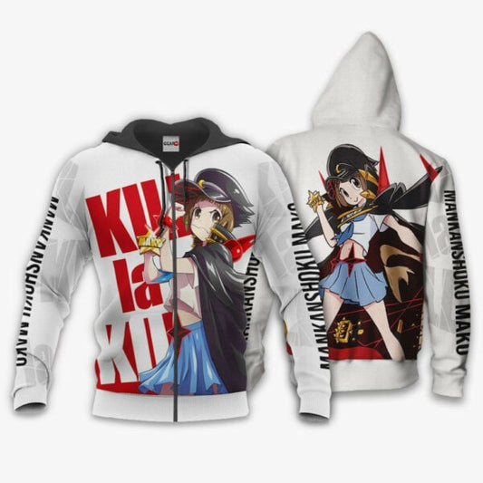 Kill La Kill Mankanshoku Mako Anime 3k84 Fan Gift Stylist Unisex Cartoon 3d Hoodie Zip Hoodie 482 Moonbestprint