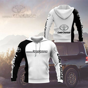 Toyota Land Cruiser Shirt Fan Gift 204, Stylist Unisex 3d Hoodie Zip Hoodie 2513 Moonbestprint