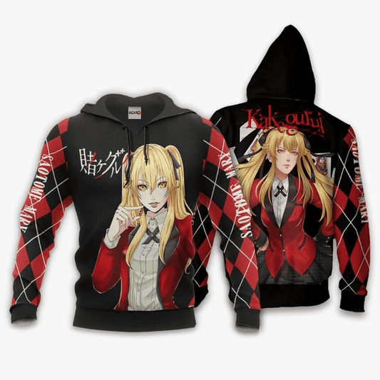 Mary Saotome Kakegurui Anime Manga For Men And Women 3d Hoodie Zip Hoodie Moonbestprint