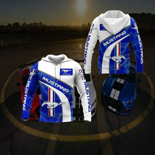 Ford Mustang Shelby Luxury Car 8k257 Fan Gift 3d Zip Hoodie Hoodie Ii0 970 Moonbestprint