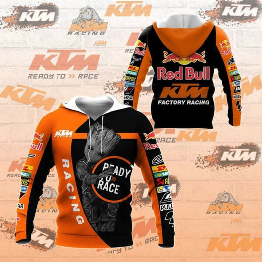 Ktm Racing Shirt Fan Gift 799, Stylist Unisex 3d Hoodie Zip Hoodie 978 Moonbestprint