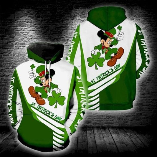 Irish St Patrick?s Day Green Mickey Mouse Shamrock 2k533 Lover Gift,mickey Disney All Over Print 3d Hoodie 679 Moonbestprint