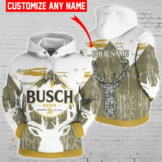 Personalized Busch Beer Hoodie 4, Gift For Fan 3d All Over Print Shirt Hoodie 2522 Moonbestprint