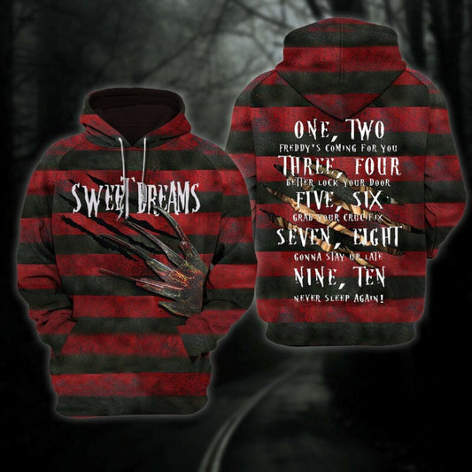 Freddy Krueger Halloween Halloween Horror Movie Killers Shirt Hoodie 3d Zipper Hoodie Moonbestprint