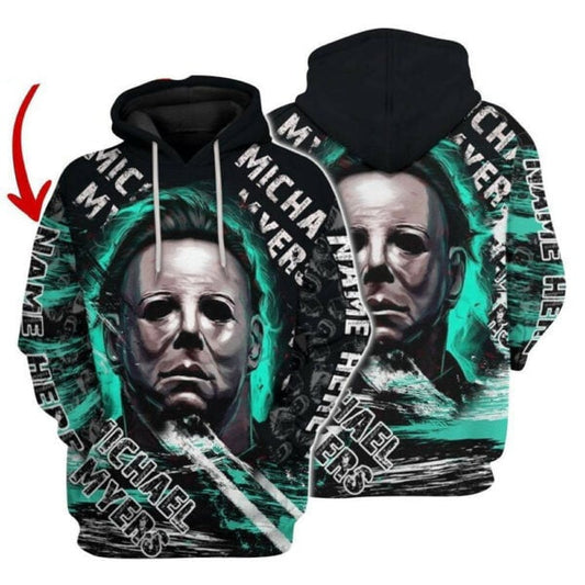Personalized Michael Myers Aop Hoodie And Zip Hoodie 3, Gift For Fan 3d All Over Print Shirt Hoodie 2570 Moonbestprint