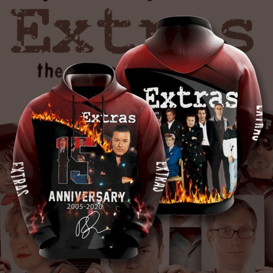 Extras 15 Anniversary 3d Hoodie Moonbestprint