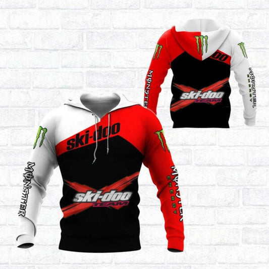 Ski-doo Racing Team 7k750 Fan Gift Zip Hoodie Hoodie Ii0 2660 Moonbestprint