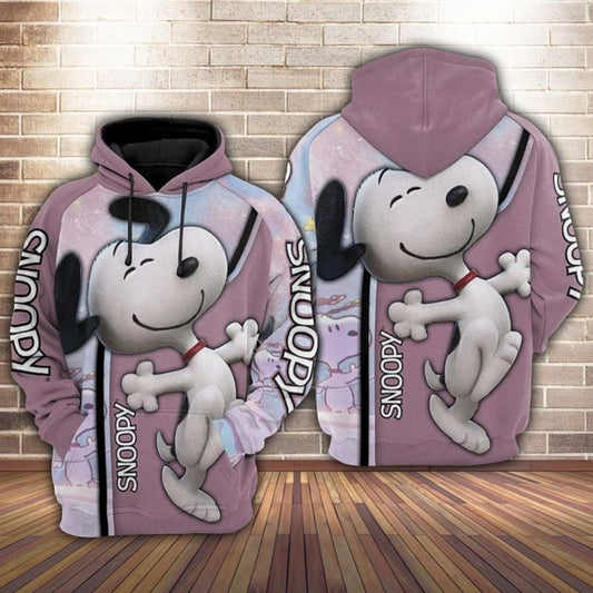 Disney Snoopy Funny Cute 3d Hoodie Zip Hoodie Moonbestprint