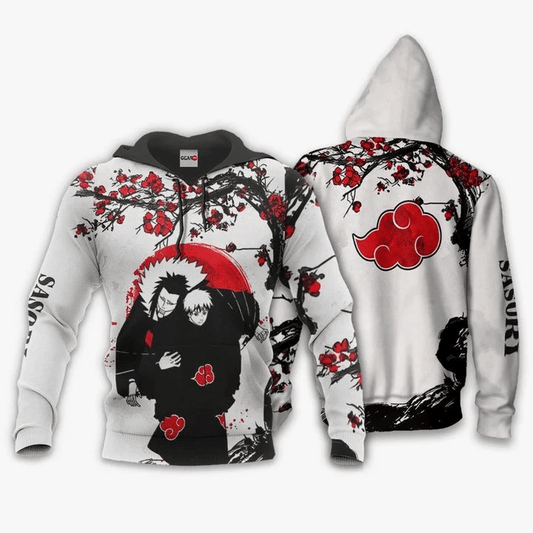 Akatsuki Sasori Anime Manga Naruto For Men And Women 3d Hoodie Zip Hoodie Moonbestprint