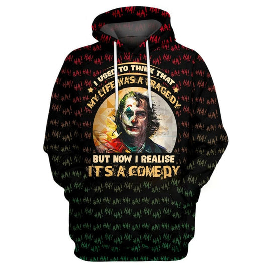 Marvel Joker Hoodie Life Is A Comedy Hoodie Zip Hoodie Moonbestprint