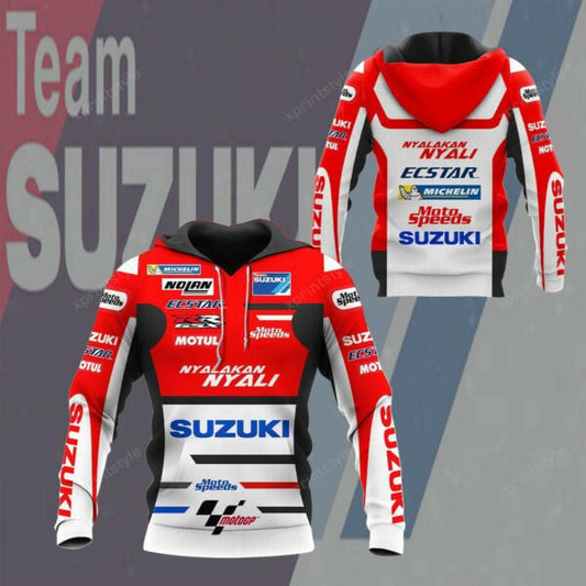 Suzuki Racing Shirt Fan Gift 509, Stylist Unisex 3d Hoodie Zip Hoodie 1793 Moonbestprint