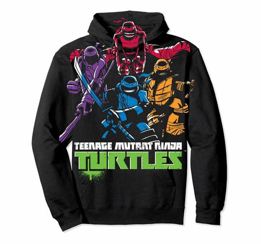 Teenage Mutant Ninja Turtles Minimal Attack Design Hoodie Moonbestprint