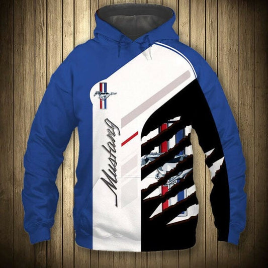 Ford Mustang Sport Car 5k480 Fan Gift Stylist Unisex Cartoon 3d Hoodie Zip Hoodie 1179 Moonbestprint
