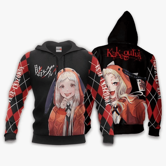 Runa Yomozuki Kakegurui Anime Manga For Men And Women 3d Hoodie Zip Hoodie Moonbestprint