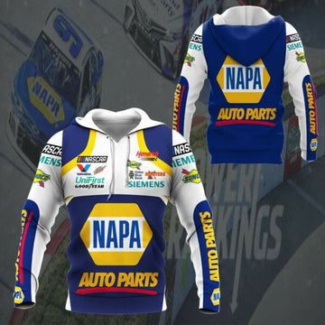 Napa Nascar Racing Shirt Fan Gift 640, Stylist Unisex 3d Hoodie Zip Hoodie 2275 Moonbestprint