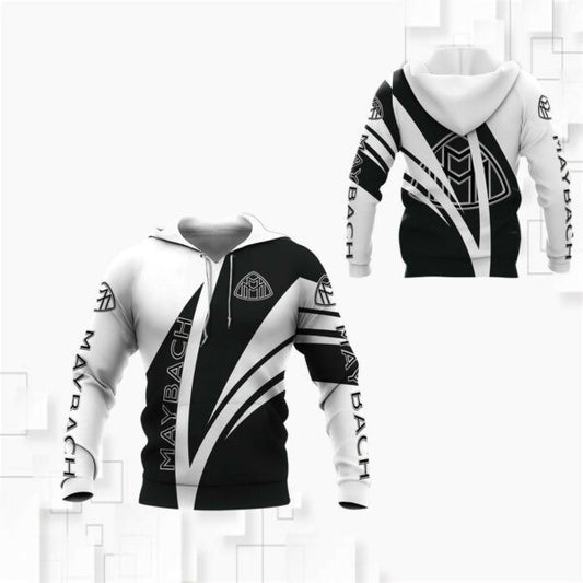 Maybach Shirt Fan Gift 1028, Stylist Unisex 3d Hoodie Zip Hoodie 2 Moonbestprint