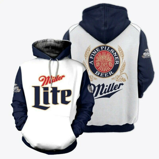 Miller Lite Beer 3d All Over Print Hoodie 380 2882 Moonbestprint