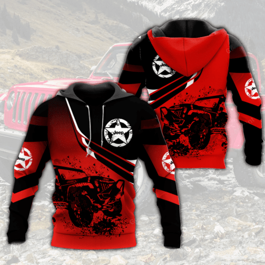 Jeep Wrangler 5 Fan Gift, Jeep Wrangler Aop Hoodie 124 Moonbestprint