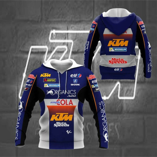 Ktm Racing Shirt Fan Gift 596, Stylist Unisex 3d Hoodie Zip Hoodie 1766 Moonbestprint
