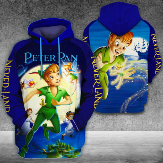 Peterpan Over Printed 3d Hoodie Moonbestprint