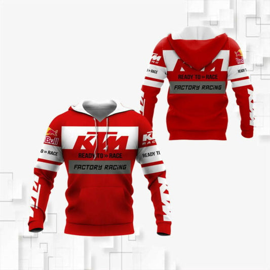 Ktm Racing Shirt Fan Gift 800, Stylist Unisex 3d Hoodie Zip Hoodie 1061 Moonbestprint