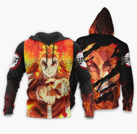 Demon Slayer Hoodie Tanjiro Water Breathing Green Hoodie Kimetsu No Yaiba 3d Hoodie Zip Hoodie Moonbestprint