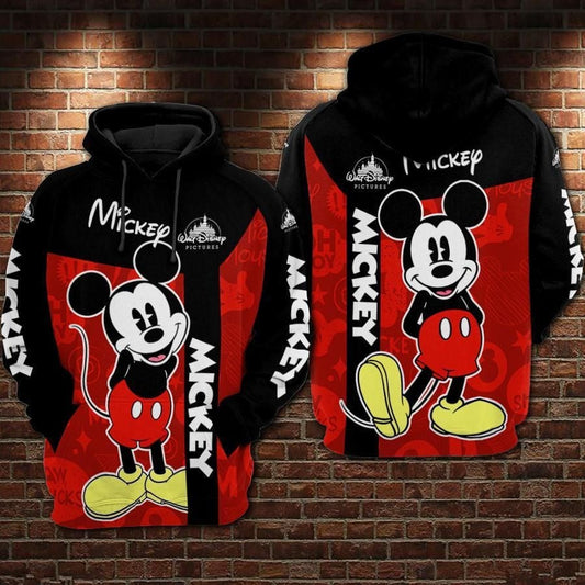 Mickey Mouse Over Print 3d Hoodie Zip Hoodie 633 Moonbestprint