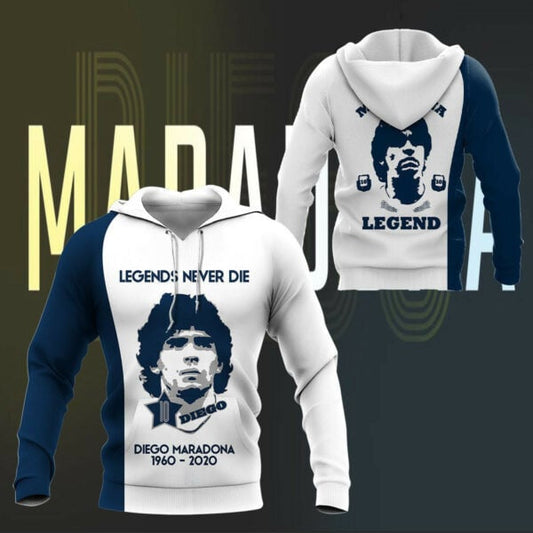 Diego Maradona Shirt Fan Gift 331, Stylist Unisex 3d Hoodie Zip Hoodie 1494 Moonbestprint